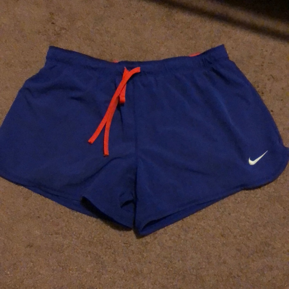 LARGE Nike shorts with spandex underneath